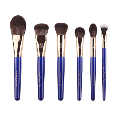Royal Blue Luxe Face Brush Set
