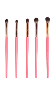 Hot Pink Luxe Eye Brush Set