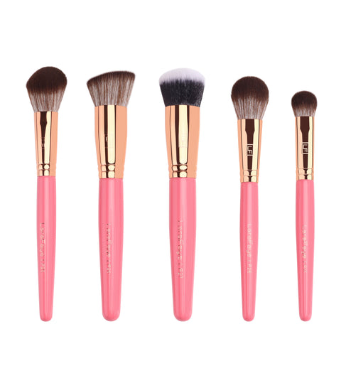 Hot Pink Luxe Brush Set