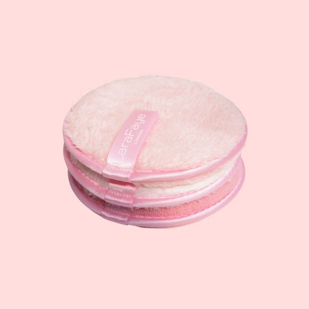 Make Up Remover Pads - Pink Set (3 pack )