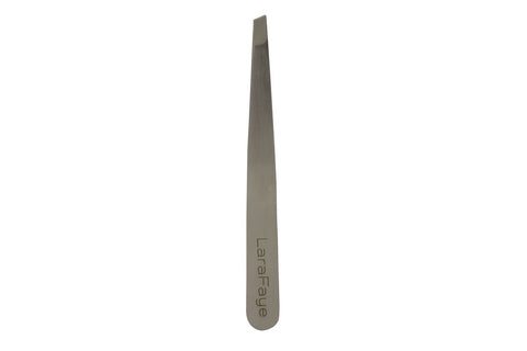 Silver Angled Tweezer