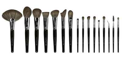 Complete Piano Black Brush Set