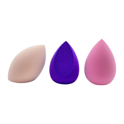 Triple Make Up Blending Sponge Set (Dark Set) - Lara Faye London