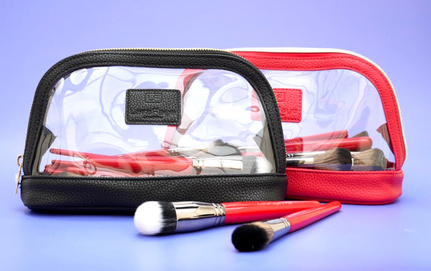 Velvet Red Makeup Bag