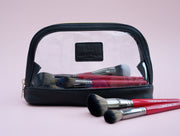 Velvet Red Luxe Brush Set - Includes Midnight Black Bag
