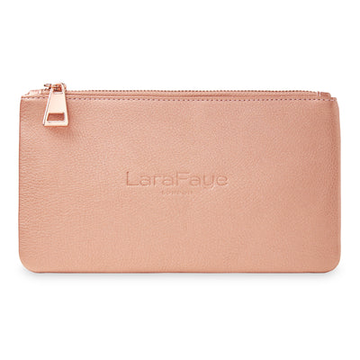 Rose Gold Brush & Makeup Bag
