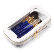 Ivory Cream Clear Brush Bag - (Brushes Not Included)