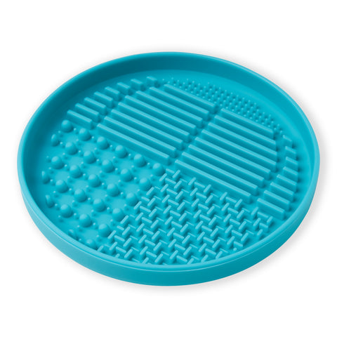 Aqua Blue Brush Cleaning Mat